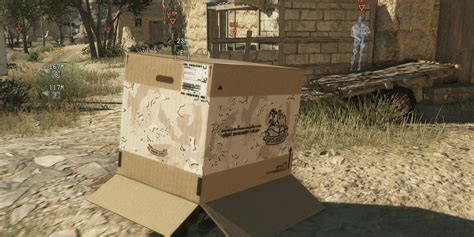 metal gear solid guard picking up box|leaving cardboard box metal gear.